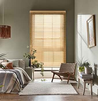 Amazon｜TUISS DÉCOR 新規オープン エクスプレス ウッドブラインド